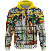 Ethiopia Hoodie, Ethiopian Orthodox Flag 3 - Wonder Print Shop