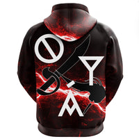 African Hoodie Oya Orisha Yoruba Religion Hoodie - Wonder Print Shop