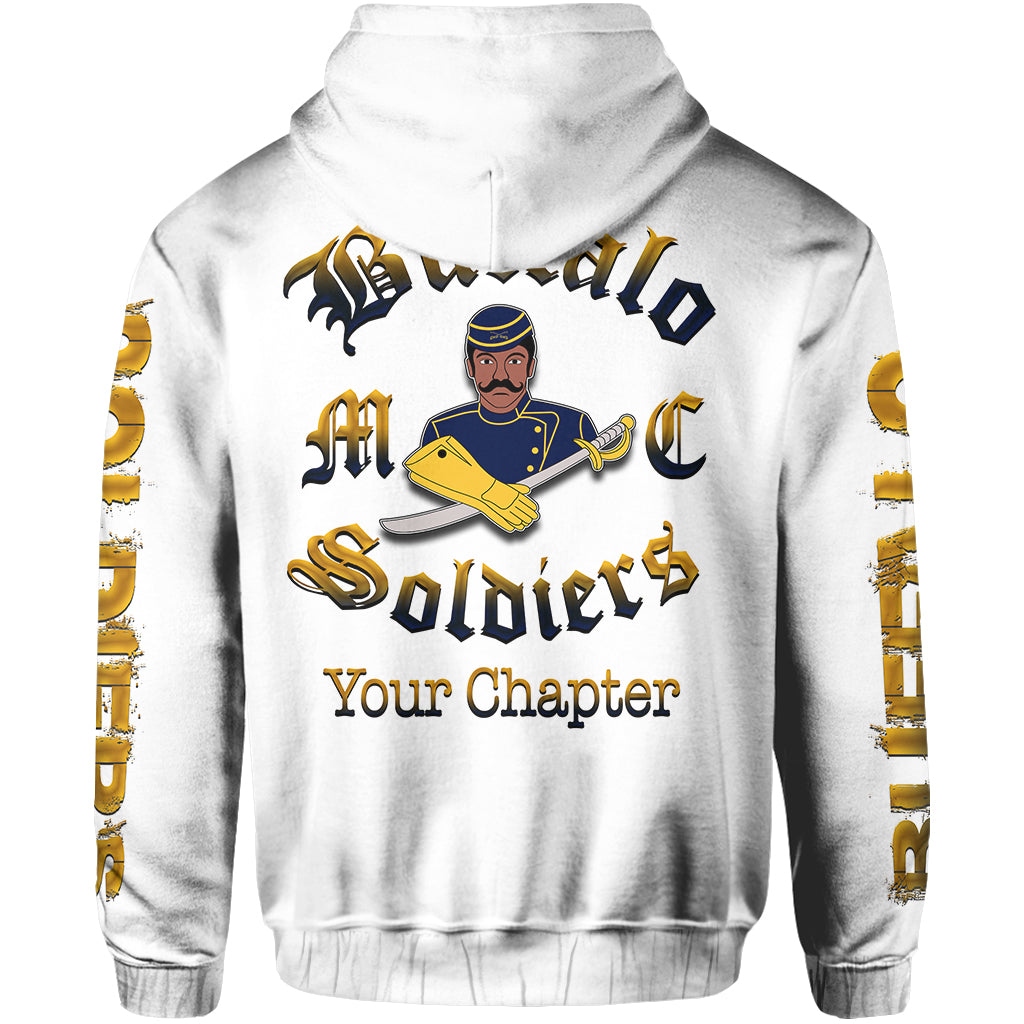 Custom Buffalo Soldiers Hoodie History LT6 - Wonder Print Shop
