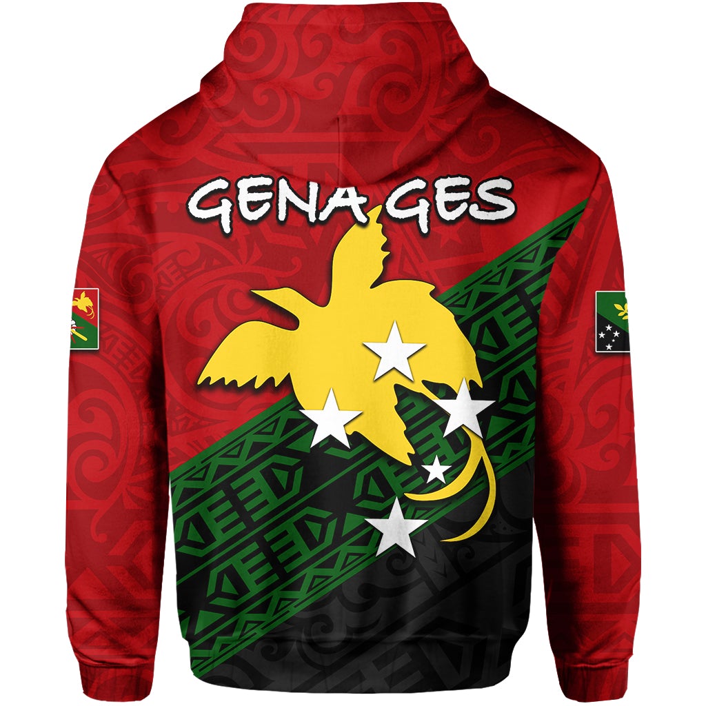 Custom Chimbu Province Of Papua New Guinea Hoodie Gena Ges LT6 - Wonder Print Shop