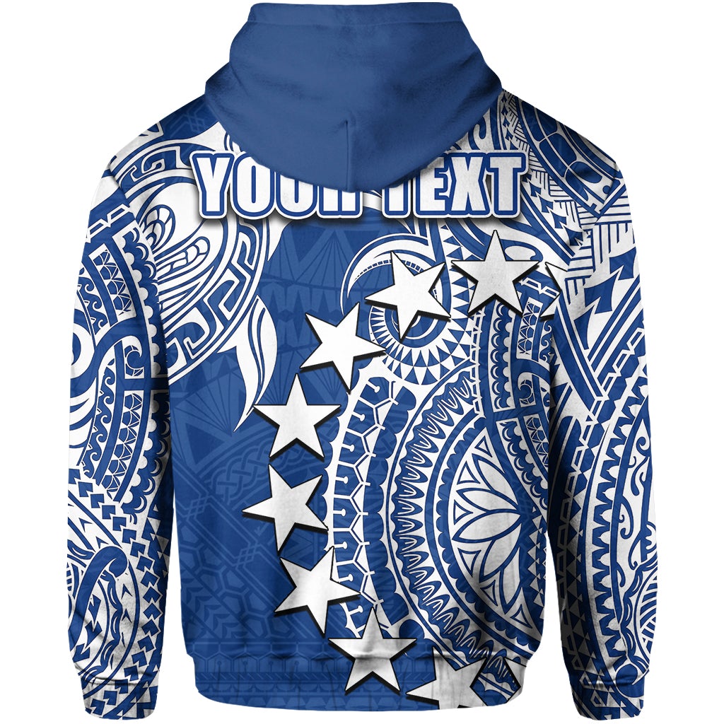 Custom Cook Islands Zip Hoodie Rakahanga LT6 - Wonder Print Shop