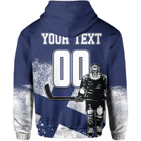 Custom Finland Hockey Suomi Hoodie Flag LT6 - Wonder Print Shop