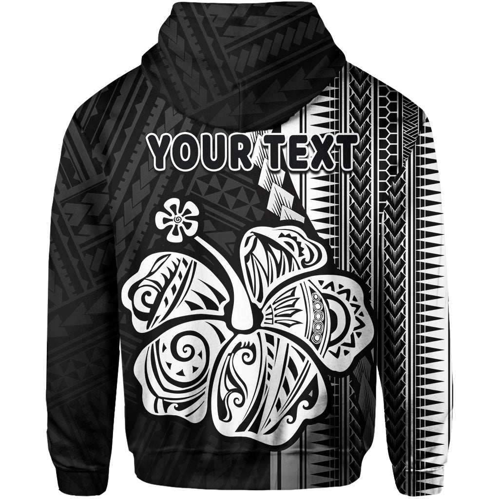 Custom Polynesian Hibiscus Zip Hoodie Hawaiian Style No.4 LT6 - Wonder Print Shop