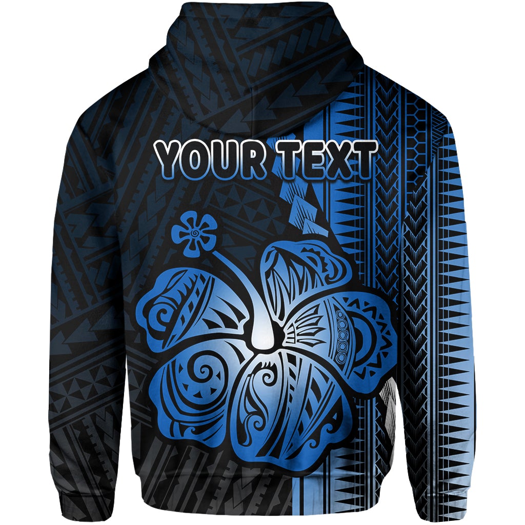 Custom Polynesian Hibiscus Zip Hoodie Hawaiian Style No.5 LT6 - Wonder Print Shop