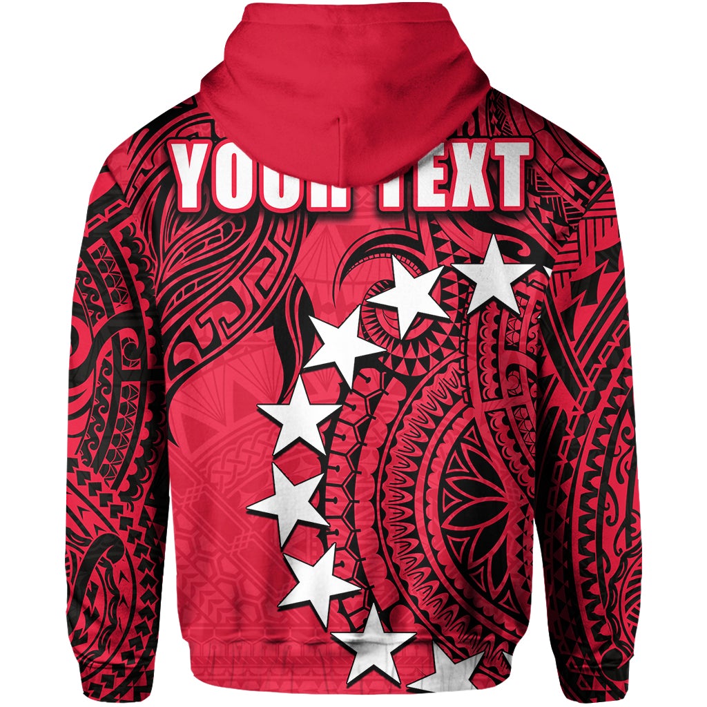 Custom Cook Islands Zip Hoodie Atiu LT6 - Wonder Print Shop
