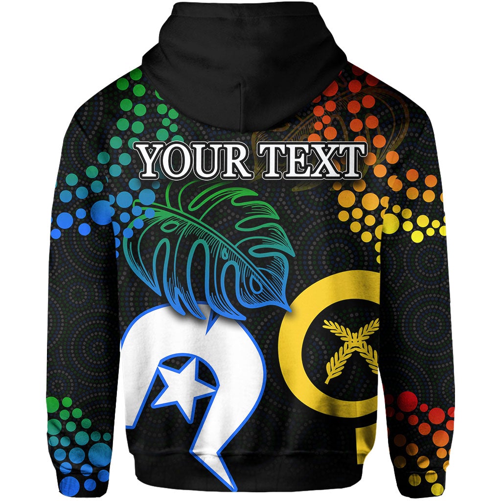 Custom South Sea Islanders Zip Hoodie Torres Strait Islander LT6 - Wonder Print Shop