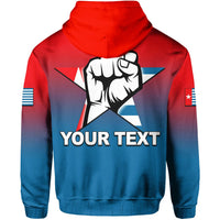 Custom West Papua Hoodie Flag Color Simple Style LT6 - Wonder Print Shop