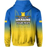 Custom Ukraine Hoodie With Map Stand With Ukraine LT6 - Wonder Print Shop