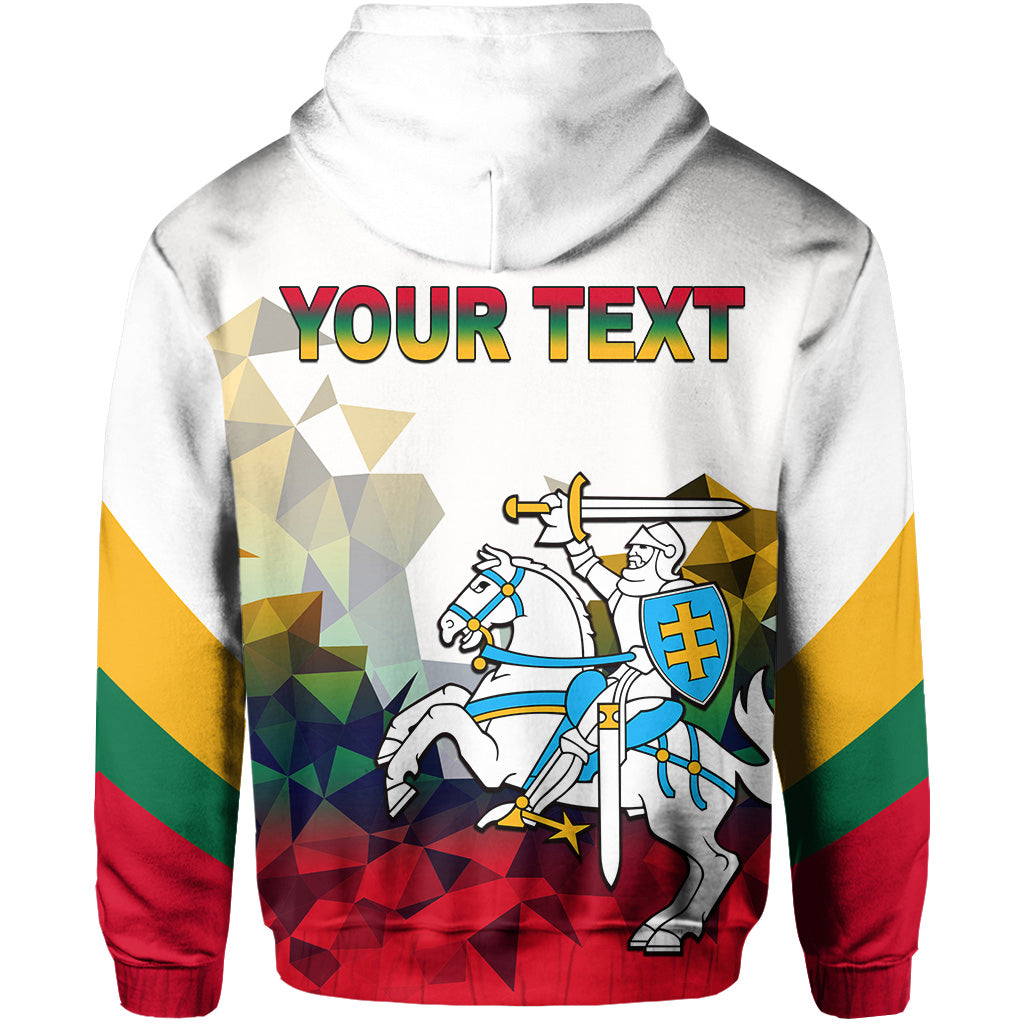Custom Lithuania Hoodie Polygonal Template Style LT6 - Wonder Print Shop