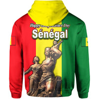 Senegal Independence Day Hoodie African Renaissance Monument LT6 - Wonder Print Shop