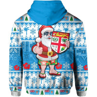 Fiji Christmas Hoodie Cool Santa Claus LT6 - Wonder Print Shop