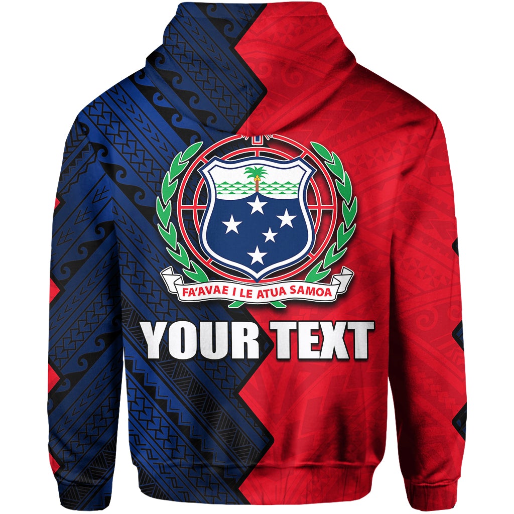 Custom Fast Samoa Hoodie Half Style LT6 - Wonder Print Shop