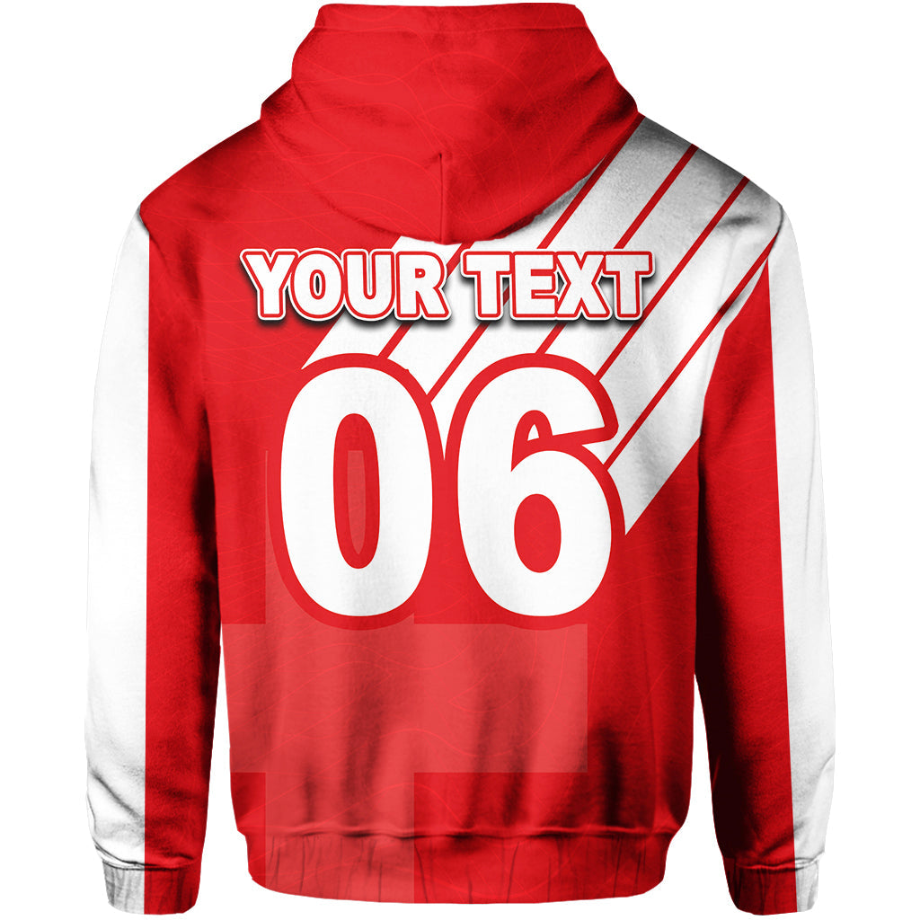 Custom Switzerland Football Zip Hoodie Sport Style LT6 - Wonder Print Shop