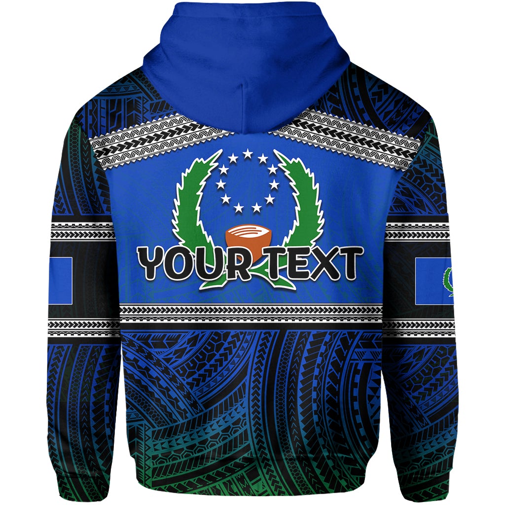Custom Pohnpei Hoodie Polynesian Patterns LT6 - Wonder Print Shop
