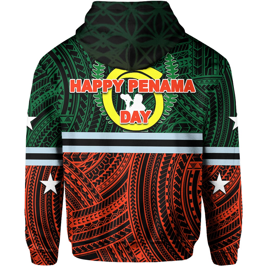 Custom Penama Day Hoodie Polynesian Patterns Mix Sand Drawing LT6 - Wonder Print Shop