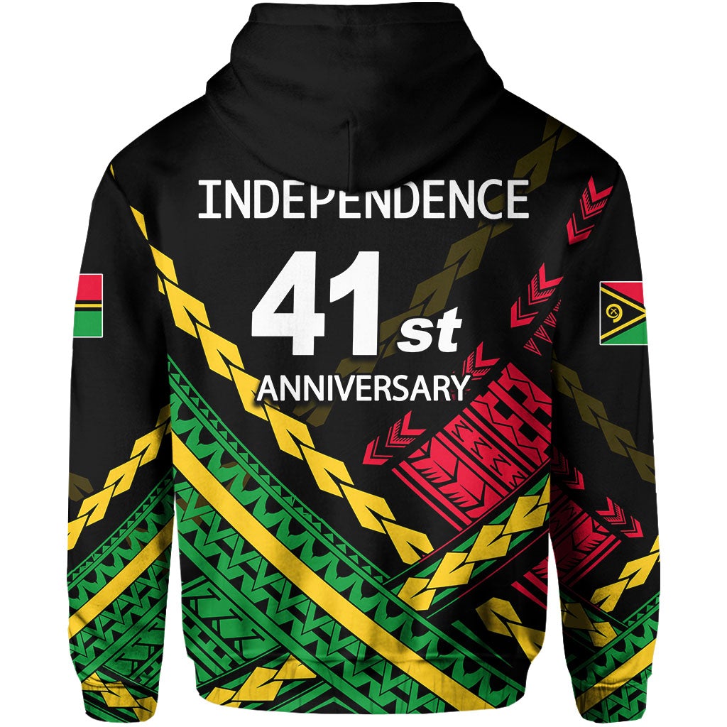 Vanuatu All Over Hoodie Independence Day Polynesian Style No.2 LT6 - Wonder Print Shop