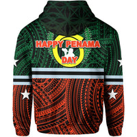 Custom Penama Day Zip Hoodie Polynesian Patterns Mix Sand Drawing LT6 - Wonder Print Shop