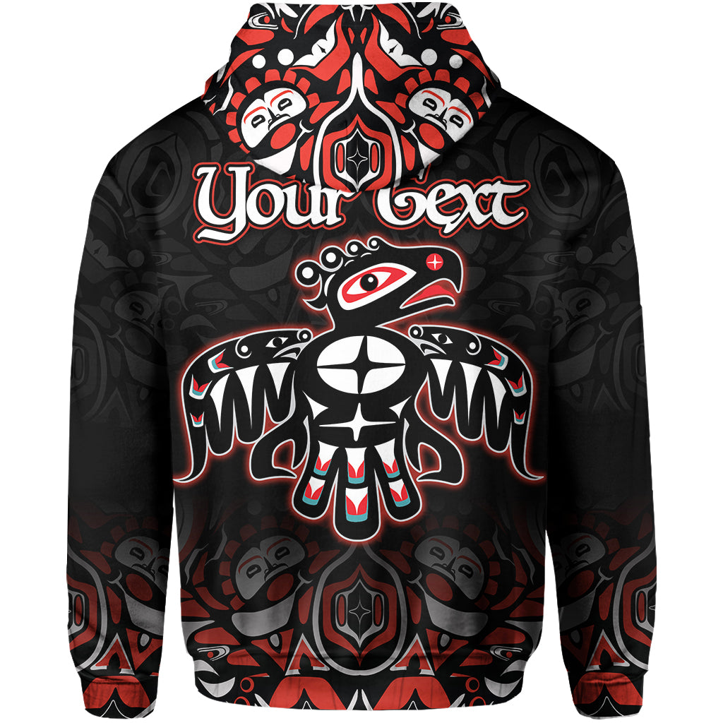 Custom Canada Haida Hoodie Thunderbird LT6 - Wonder Print Shop