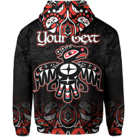 Custom Canada Haida Hoodie Thunderbird LT6 - Wonder Print Shop