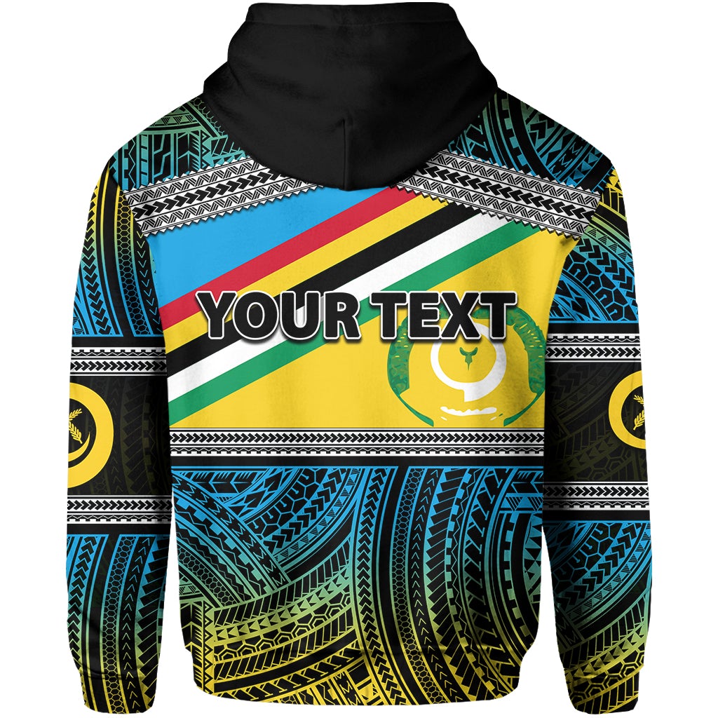 Custom Torba Province Zip Hoodie Of Vanuatu Polynesian Patterns LT6 - Wonder Print Shop