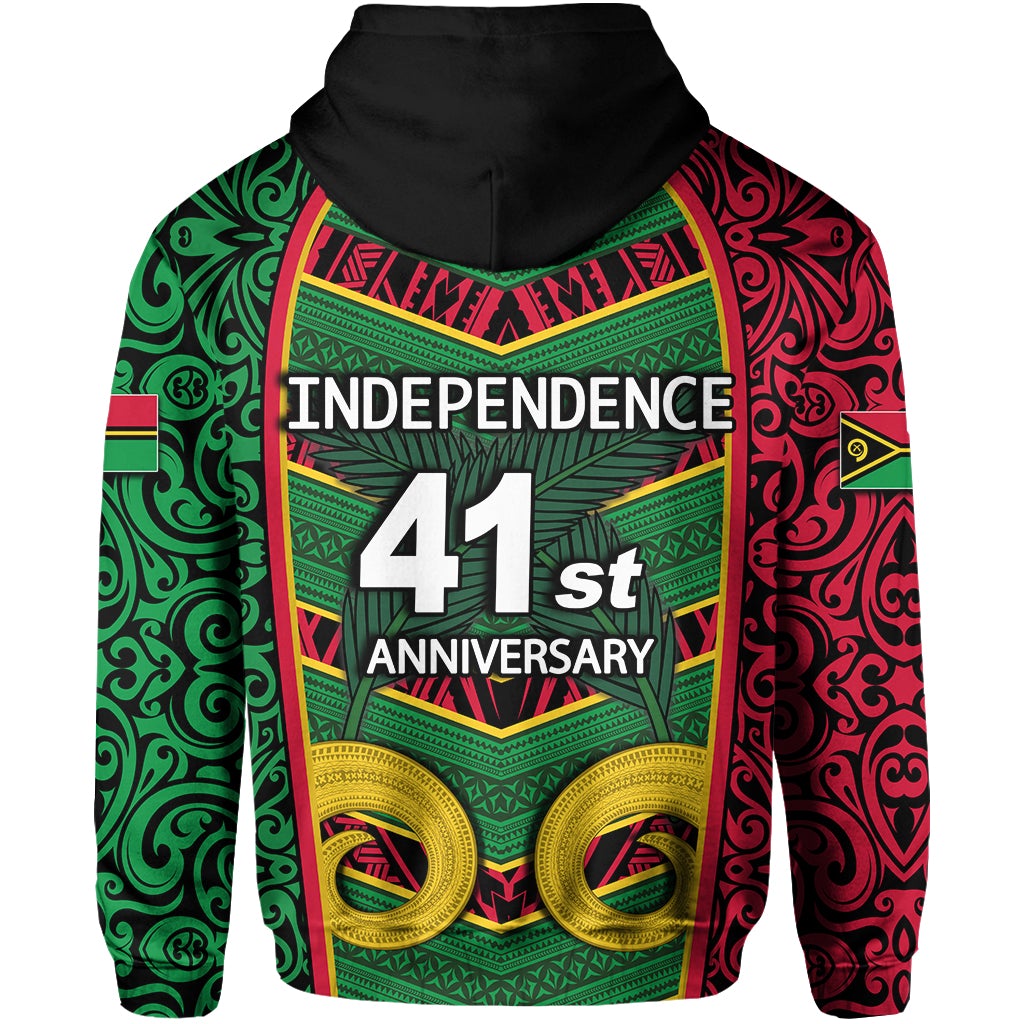 Vanuatu Zip Hoodie Independence Day Pig Tusk LT6 - Wonder Print Shop