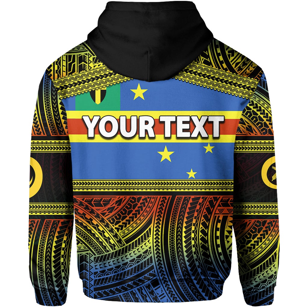 Custom Tafea Province Hoodie Of Vanuatu Polynesian Patterns LT6 - Wonder Print Shop
