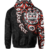 Custom Canada Haida Hoodie Sun LT6 - Wonder Print Shop