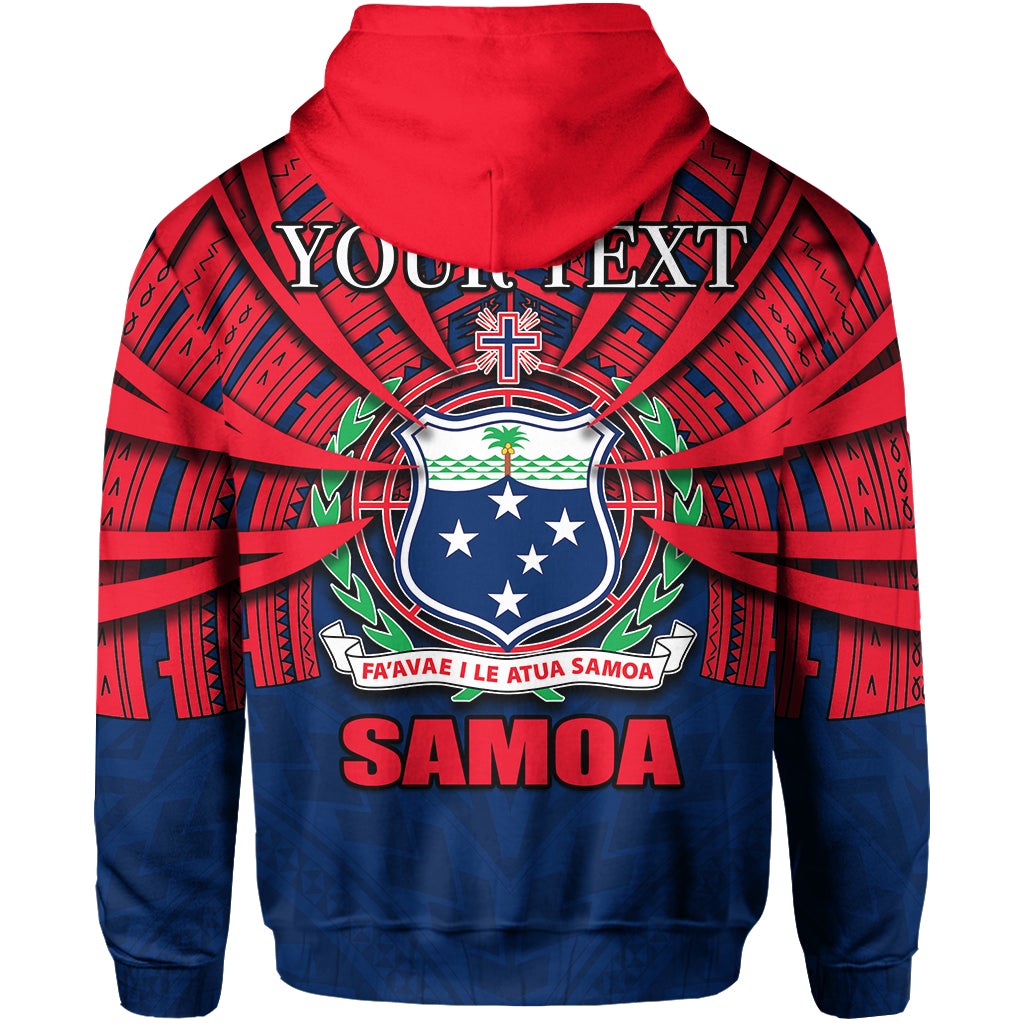 Custom Fast Samoa Hoodie Samoa Tattoo Style LT6 - Wonder Print Shop