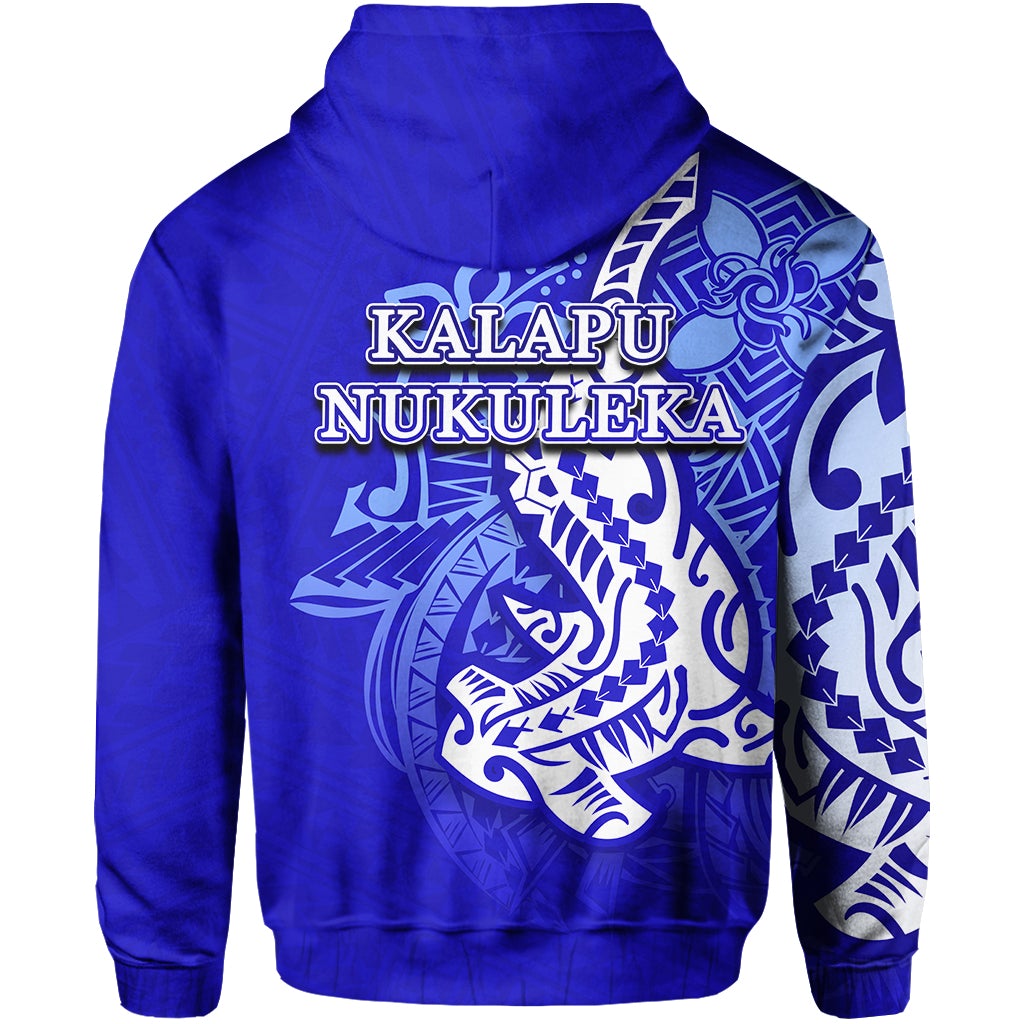 Custom KALAPU NUKULEKA Hoodie Polynesian Hammerhead Shark LT6 - Wonder Print Shop