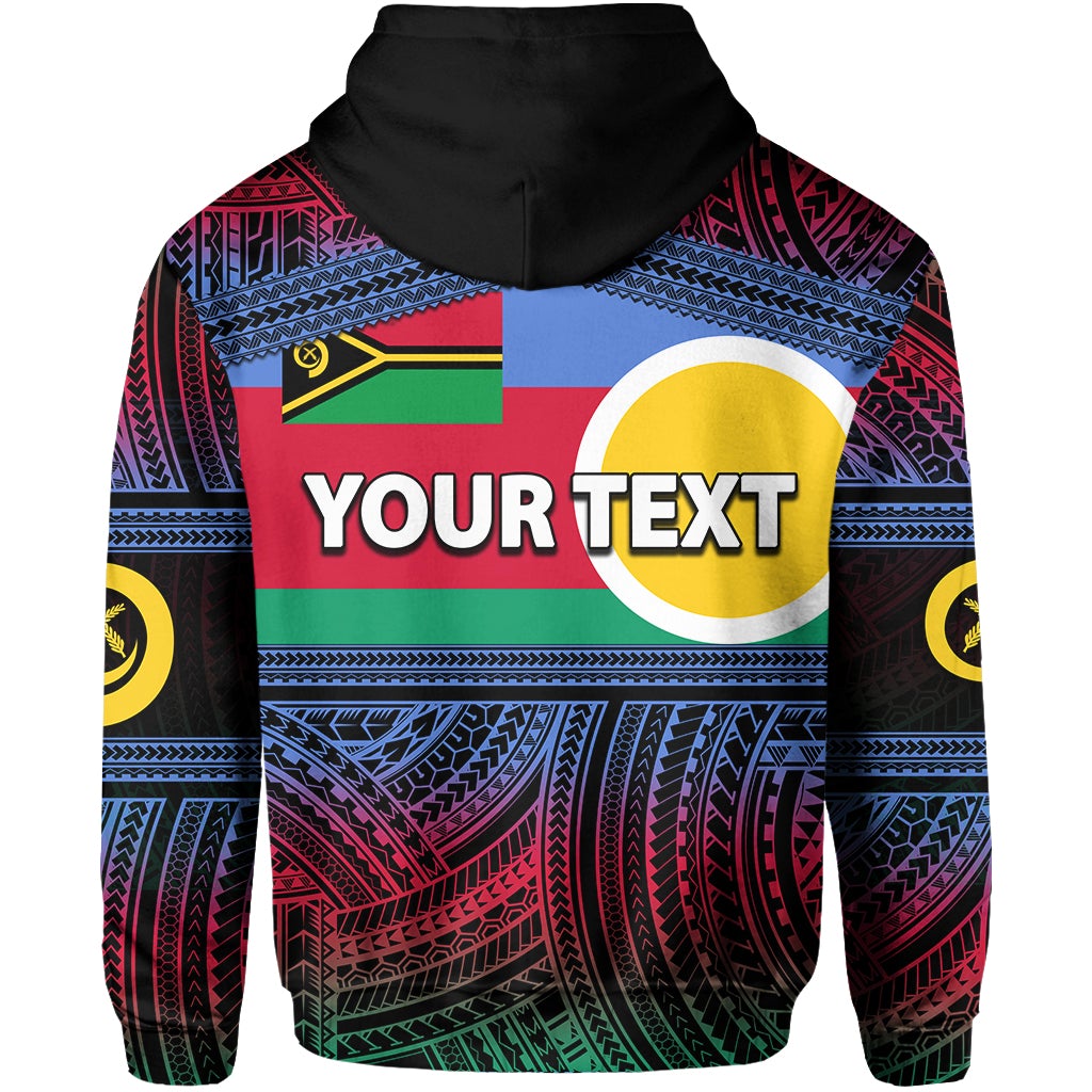 Custom Shefa Province Zip Hoodie Of Vanuatu Polynesian Patterns LT6 - Wonder Print Shop