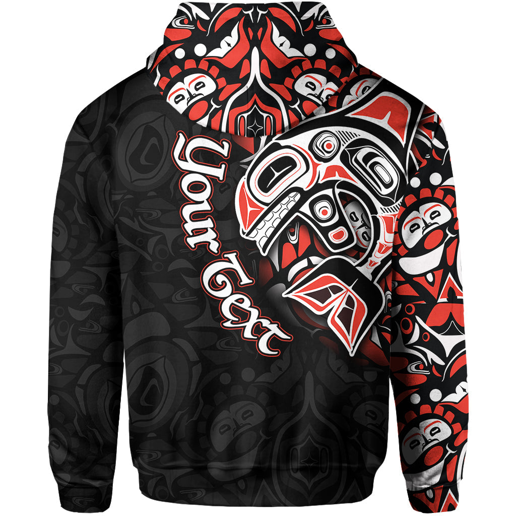 Custom Canada Haida Hoodie Killer Whale LT6 - Wonder Print Shop