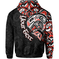 Custom Canada Haida Hoodie Killer Whale LT6 - Wonder Print Shop