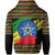 Ethiopia Zip Hoodie Lion Of Judah Flag Grunge LT6 - Wonder Print Shop