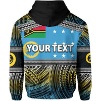 Custom Sanma Province Zip Hoodie Of Vanuatu Polynesian PatternsNo.2 LT6 - Wonder Print Shop