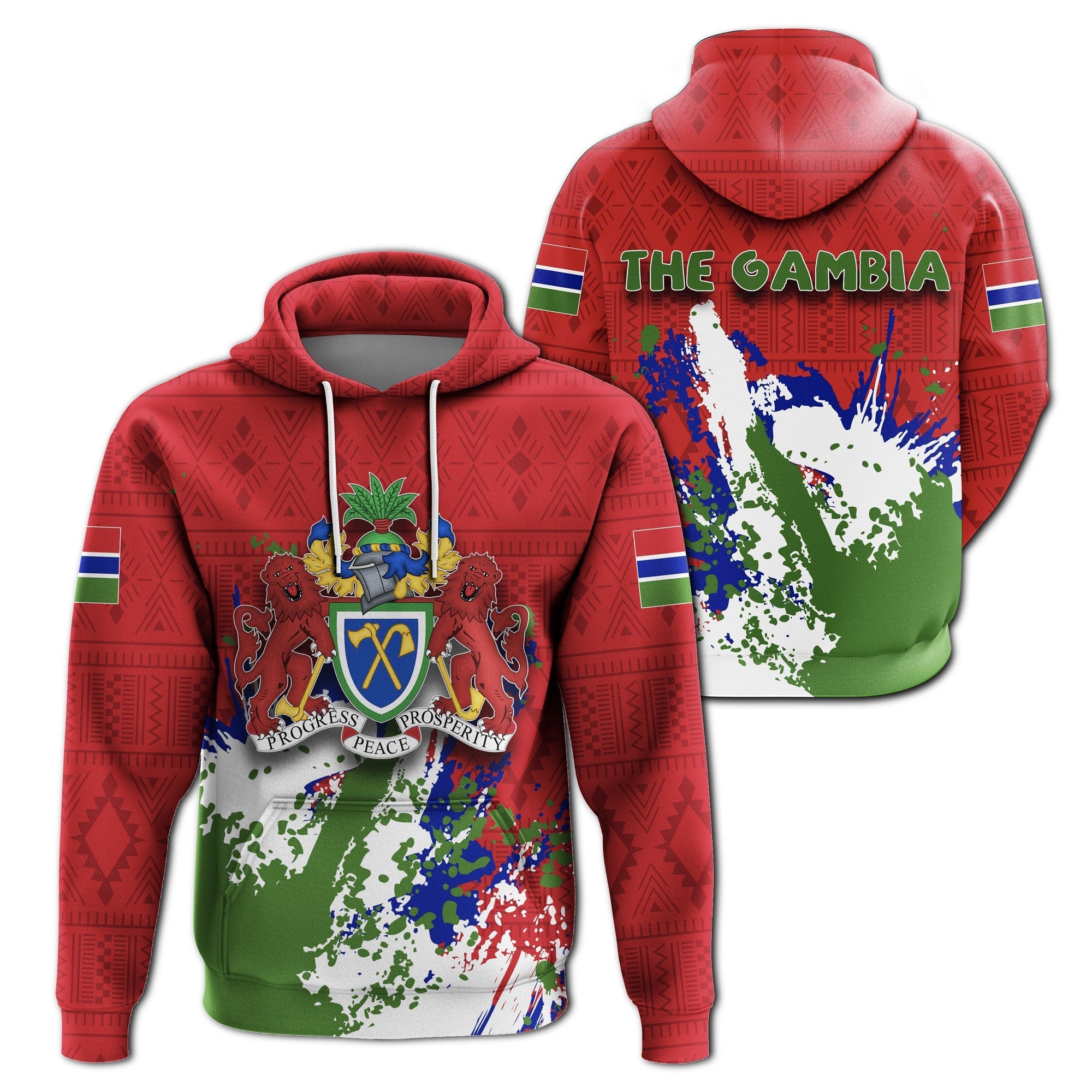 african-hoodie-the-gambia-coat-of-arms-hoodie-spaint-style