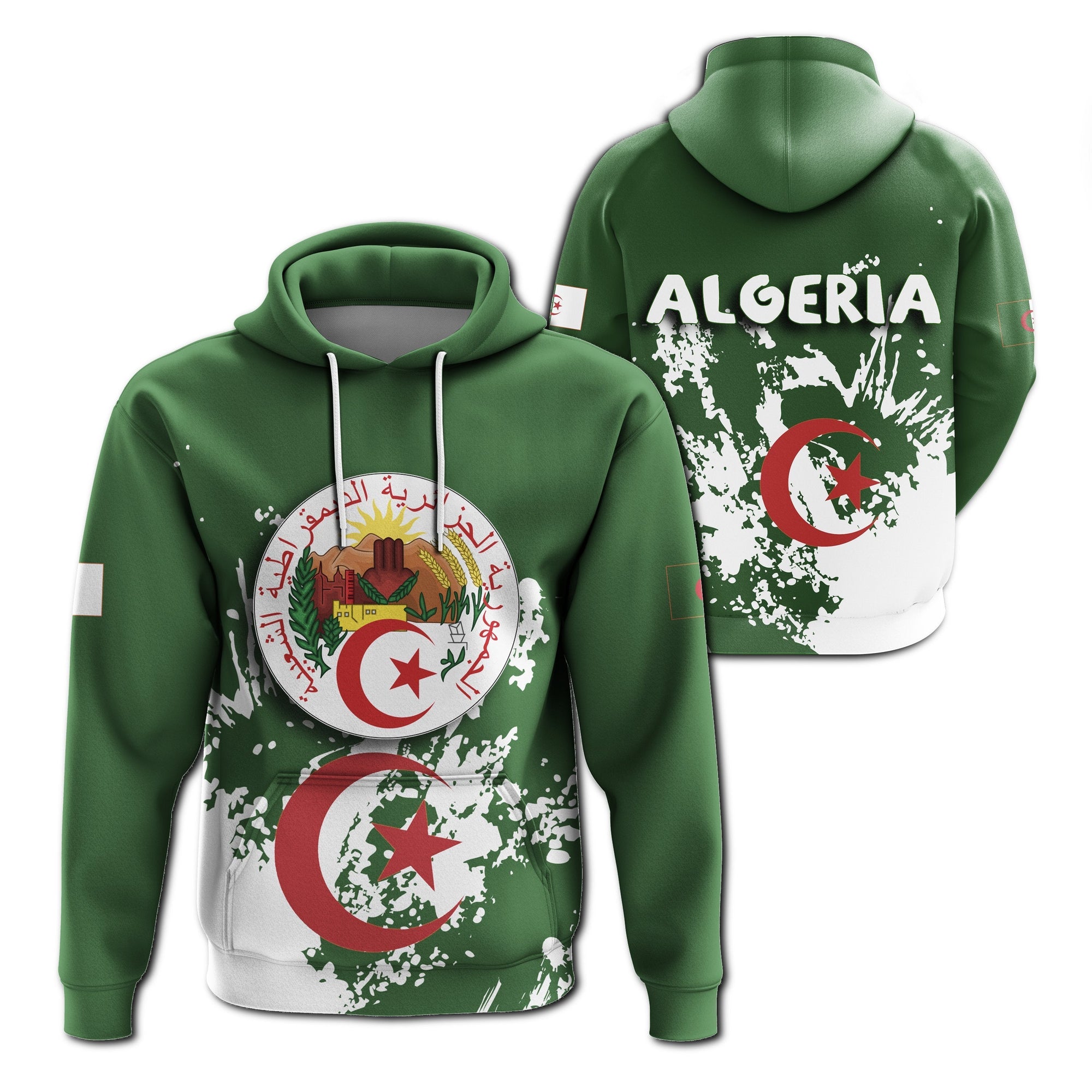 african-hoodie-algeria-coat-of-arms-hoodie-spaint-style