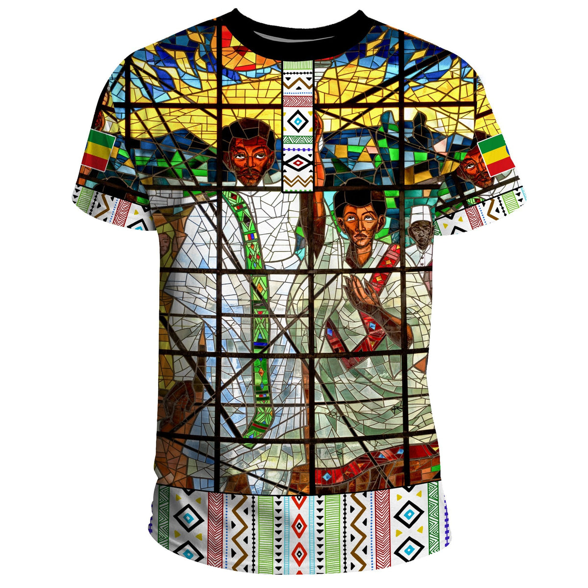 Ethiopia T Shirt Ethiopian Orthodox Flag - Wonder Print Shop