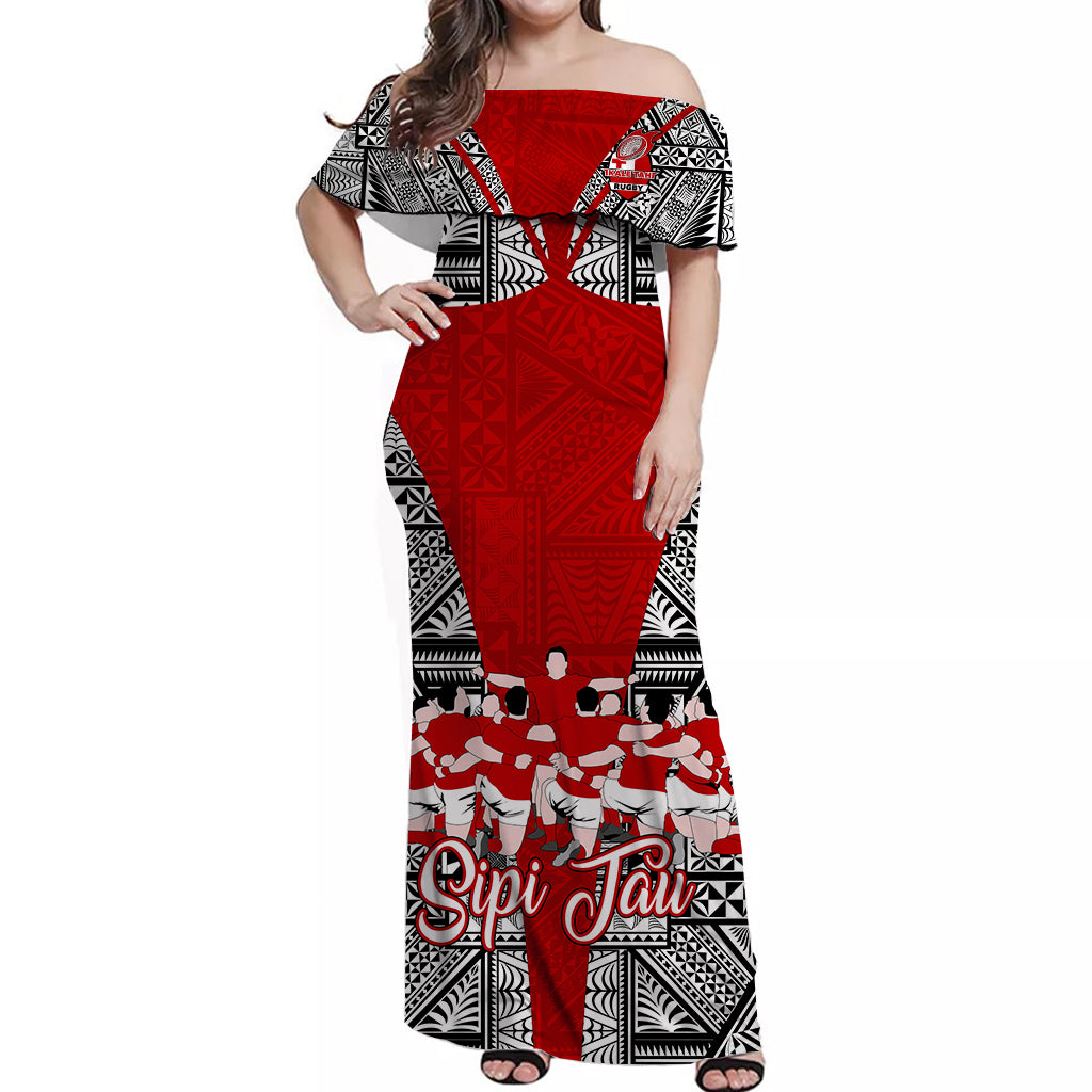 Tonga Rugby Ikale Tahi Sipi Tau Matching Hawaiian Shirt And Dress - LT2 - Wonder Print Shop
