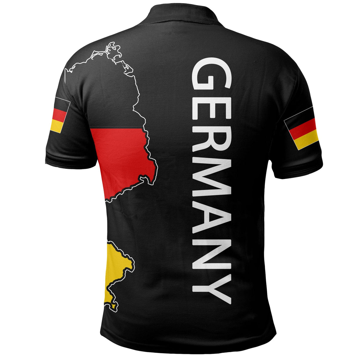 Germany Polo Map Flag - Wonder Print Shop