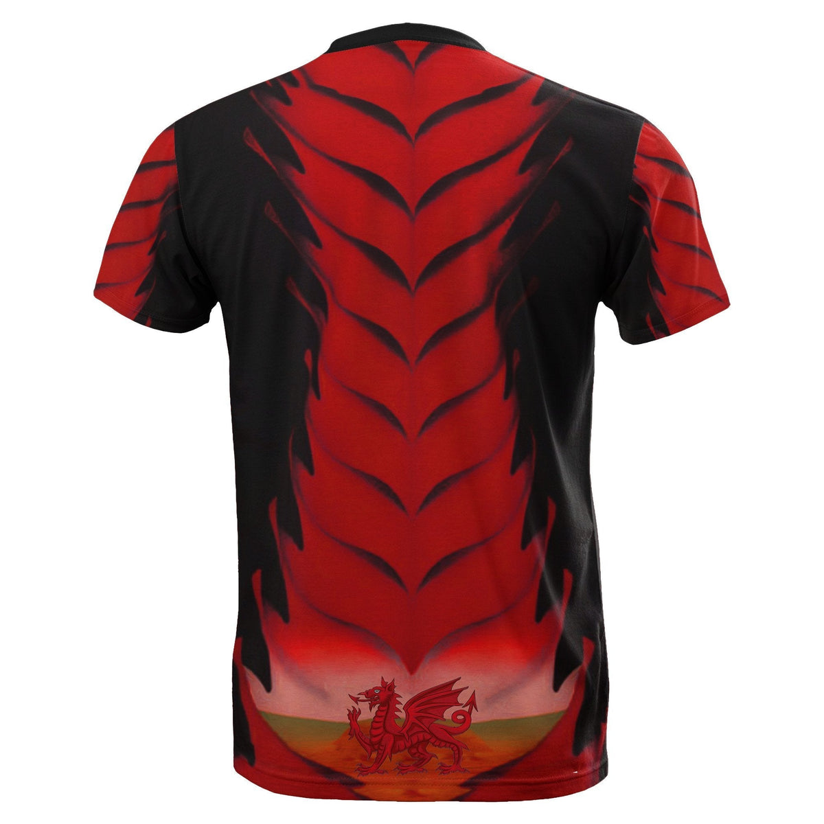 Wales T Shirt Wales Dark Dragon Shirts - Wonder Print Shop