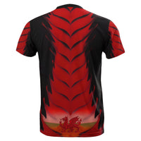 Wales T Shirt Wales Dark Dragon Shirts - Wonder Print Shop