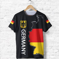 Germany T Shirt Map Flag - Wonder Print Shop