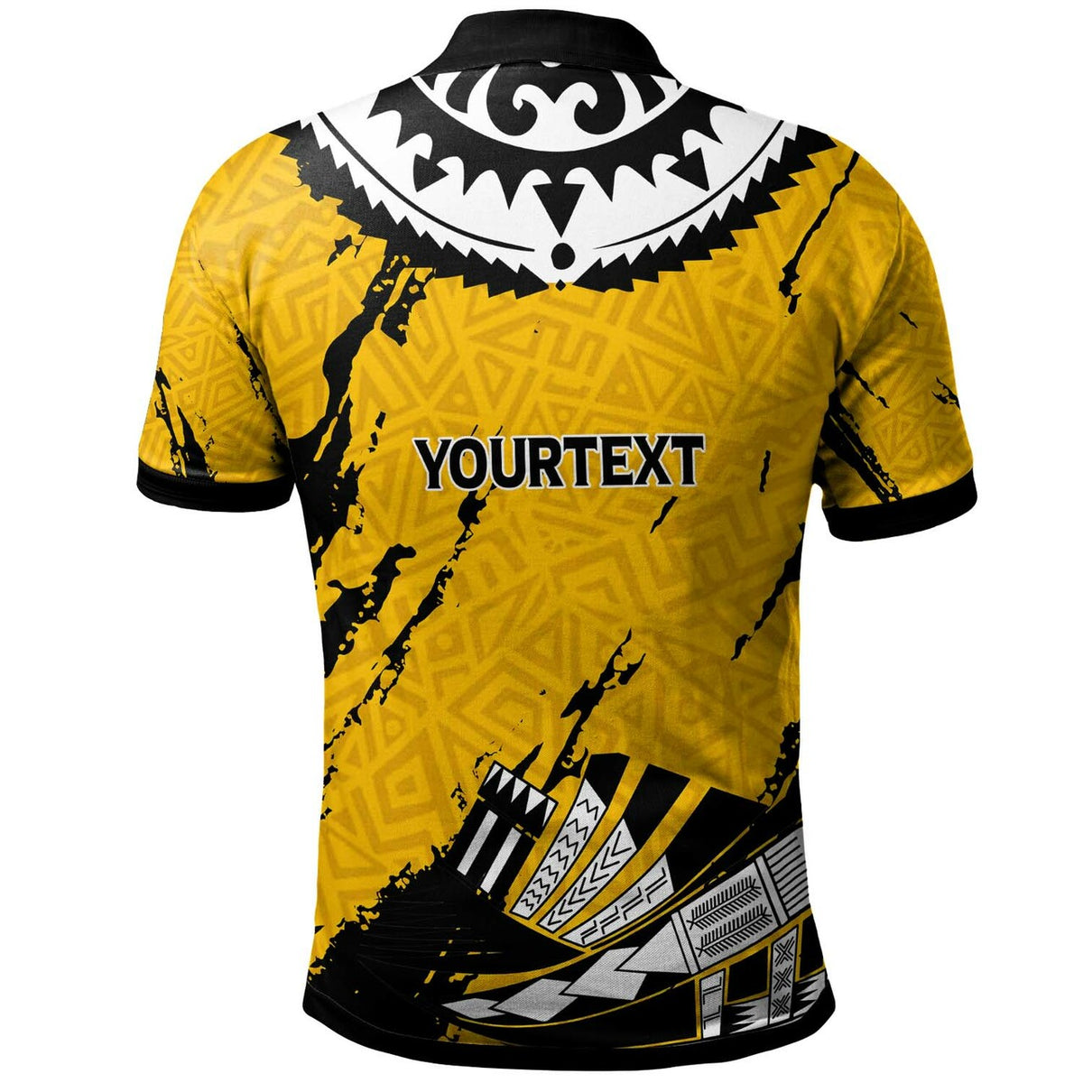 Custom Hawaii Polynesian Polo Shirt Nanakuli High and intermediate School Golden Hawks LT10 - Wonder Print Shop