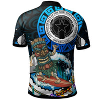 Northern Mariana Islands Polo Shirt CNMI Polynesian Culture with Tiki Surf Style LT10 - Wonder Print Shop