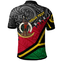 Vanuatu Polo Shirt Custom Vanuatu Independence Anniversary with Coat of Arms and Polynesian Polo Shirt LT10 - Wonder Print Shop