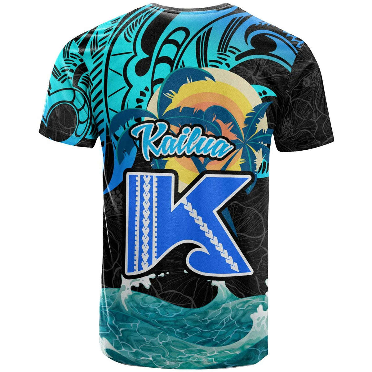 Hawaii Polynesian T Shirt Kailua High School Surfrider Tropical Polynesian Culture Pride LT10 - Wonder Print Shop
