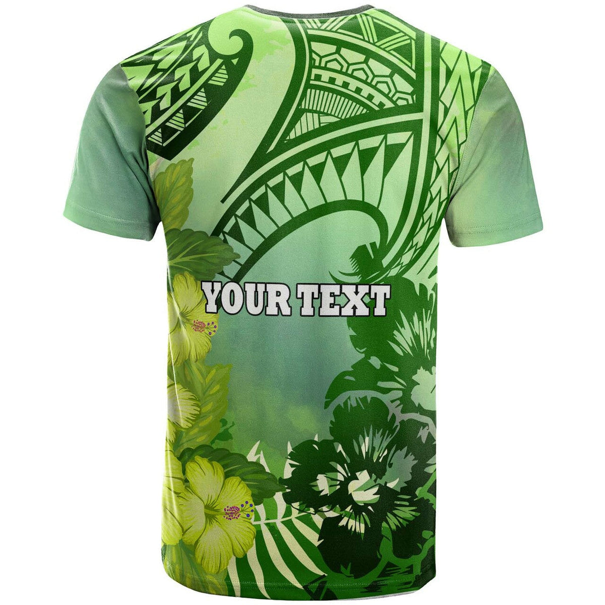 Hawaii Custom Polynesian T Shirt Kapaa High School Hawaiian Warrior Polynesian Culture Hibicus LT10 - Wonder Print Shop