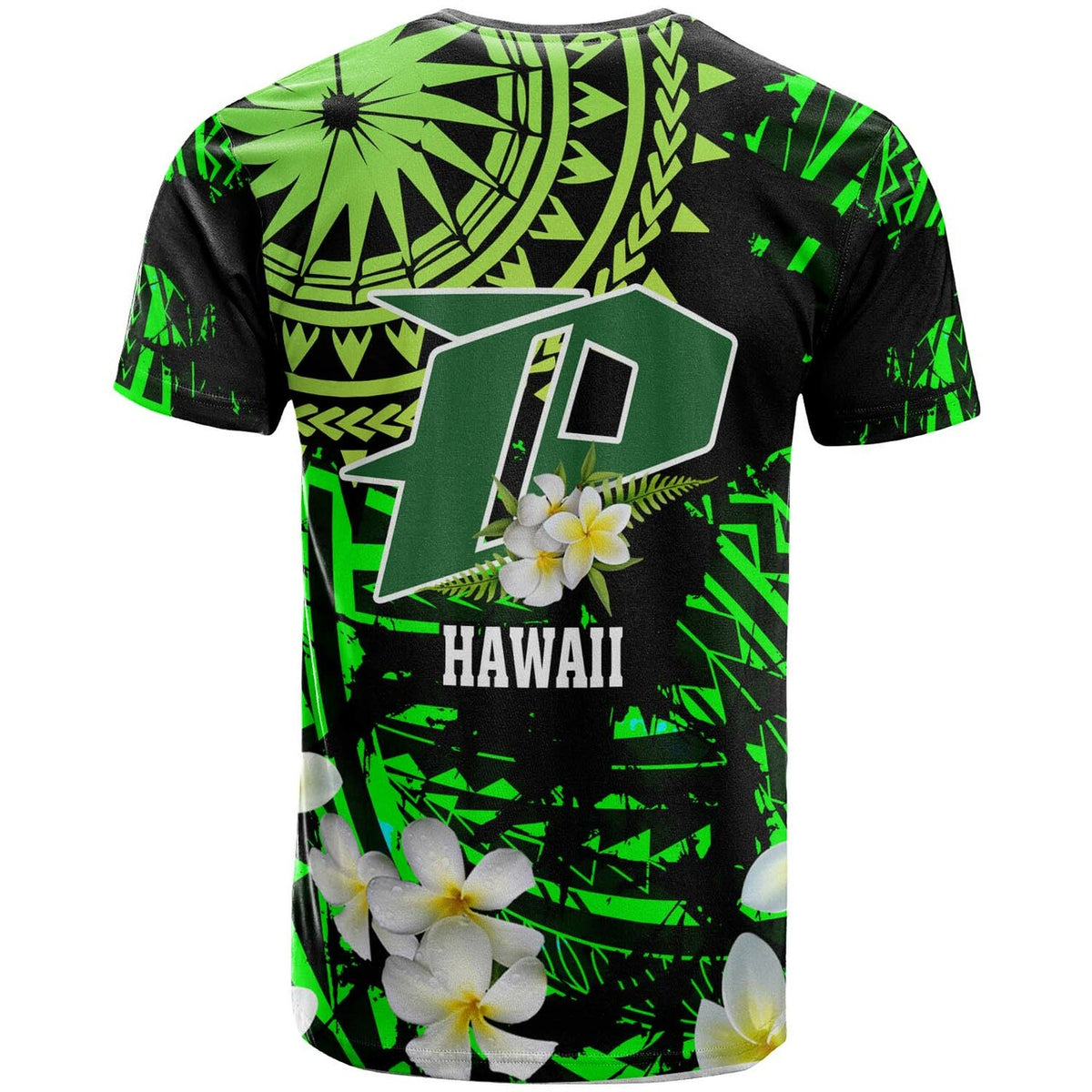 Hawaii Polynesian T Shirt Pahoa High and intermediate School with Polynesian Patterns LT10 - Wonder Print Shop
