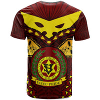 Tonga Custom T Shirt Vava'u High Shool Tonga with Polynesian Patterns LT10 - Wonder Print Shop
