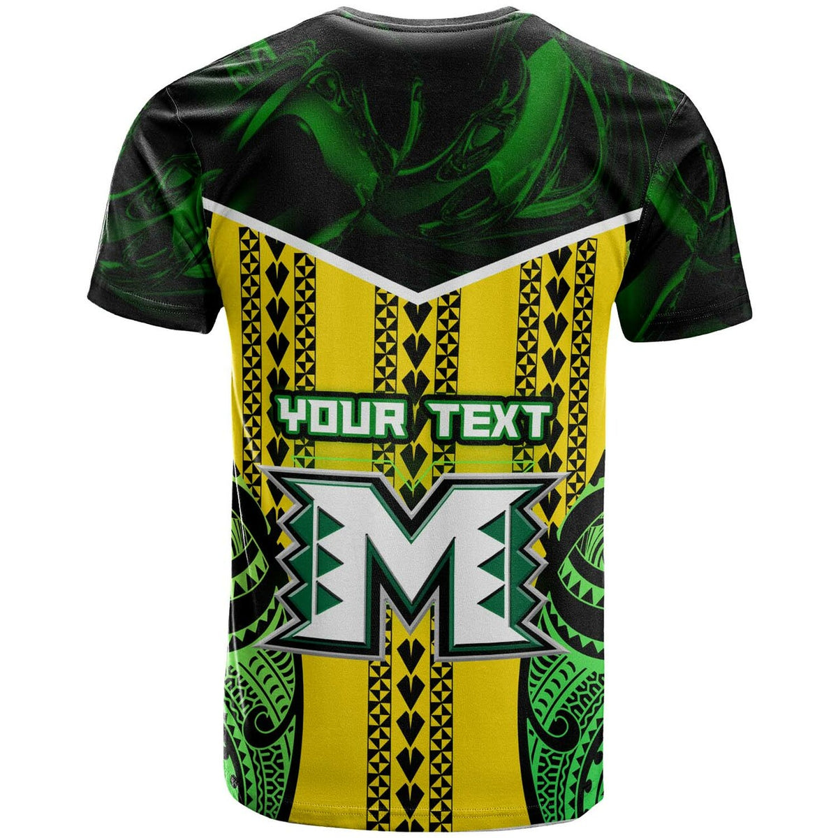 Custom Hawaii T Shirt Molokai High School Polynesian Farmer with Tribal Pattern LT10 - Wonder Print Shop